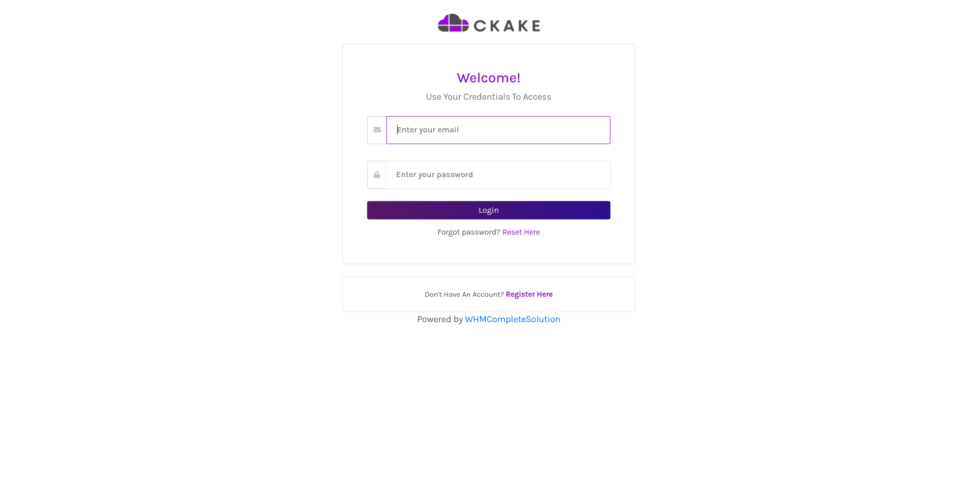 Login Page