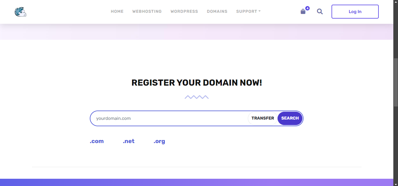 Domains Page