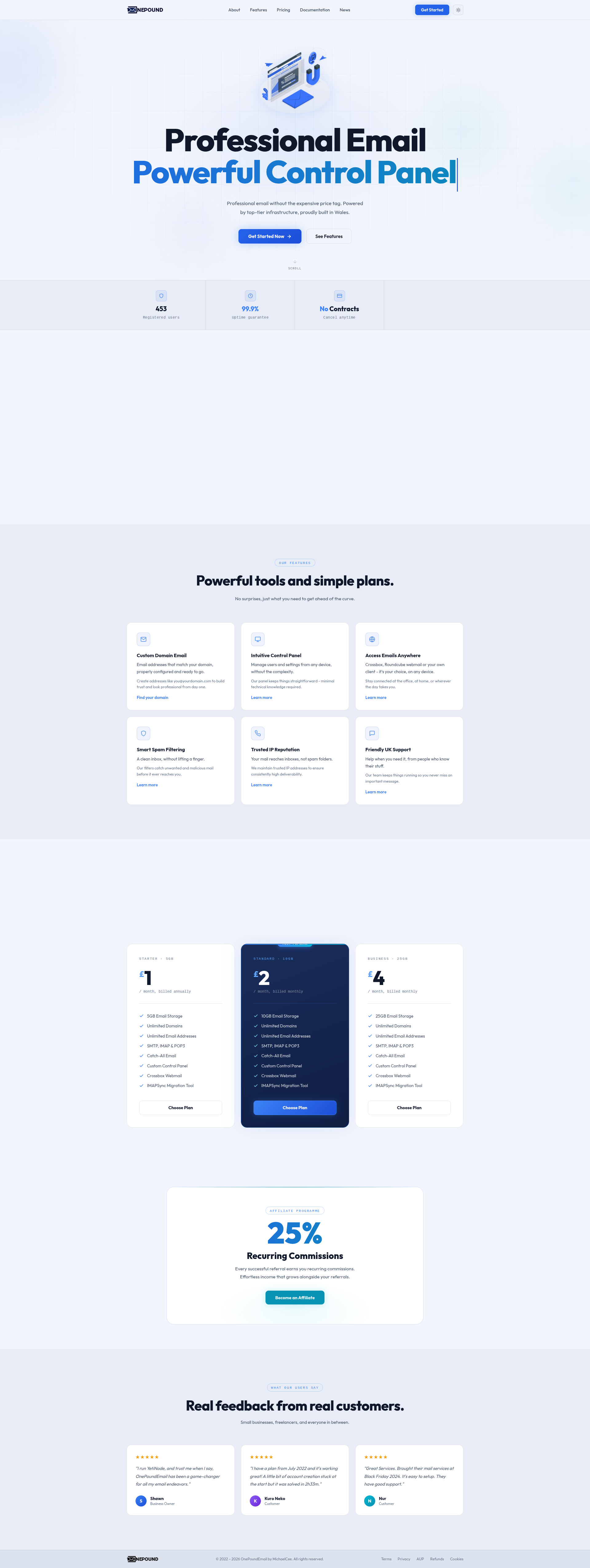 Home Page Light