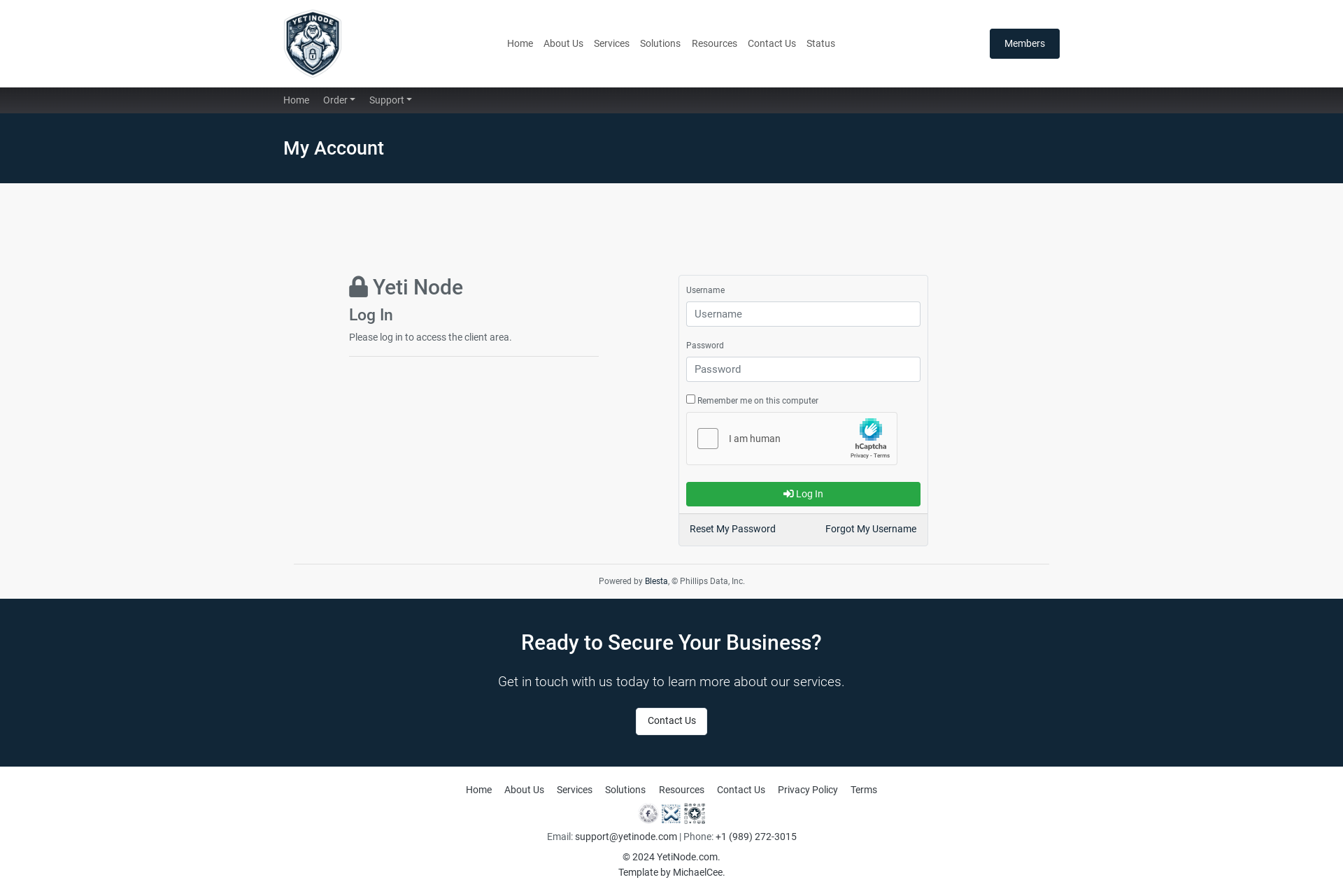 Login Page